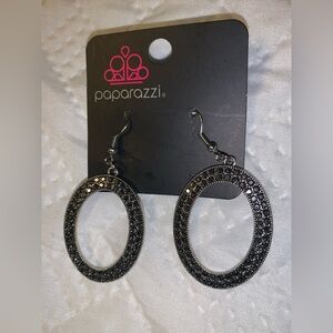 SILVER Marcasite and Silver DANGLE EARRINGS.  Gorgeous!!